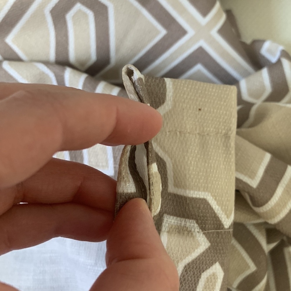🍀4 for $25🍀 Mainstays Two Panels Curtains Tan/Havane - Picture 6 of 7